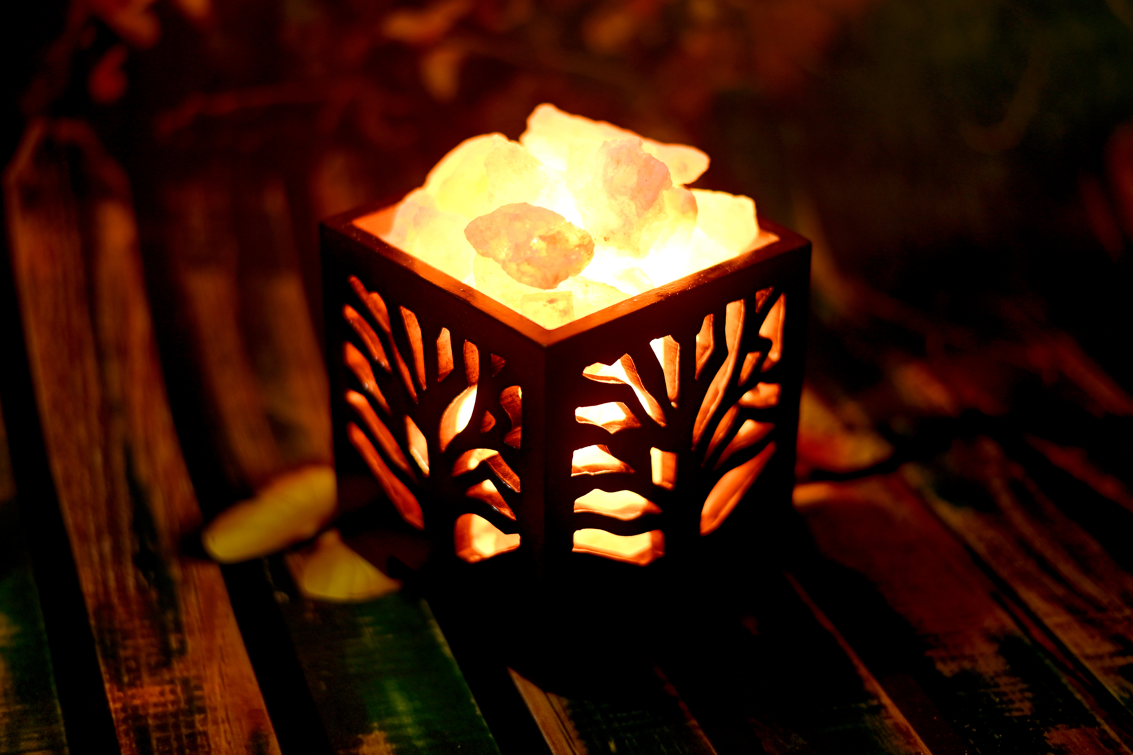 Tree of Life Salt Lamp - Small view 4