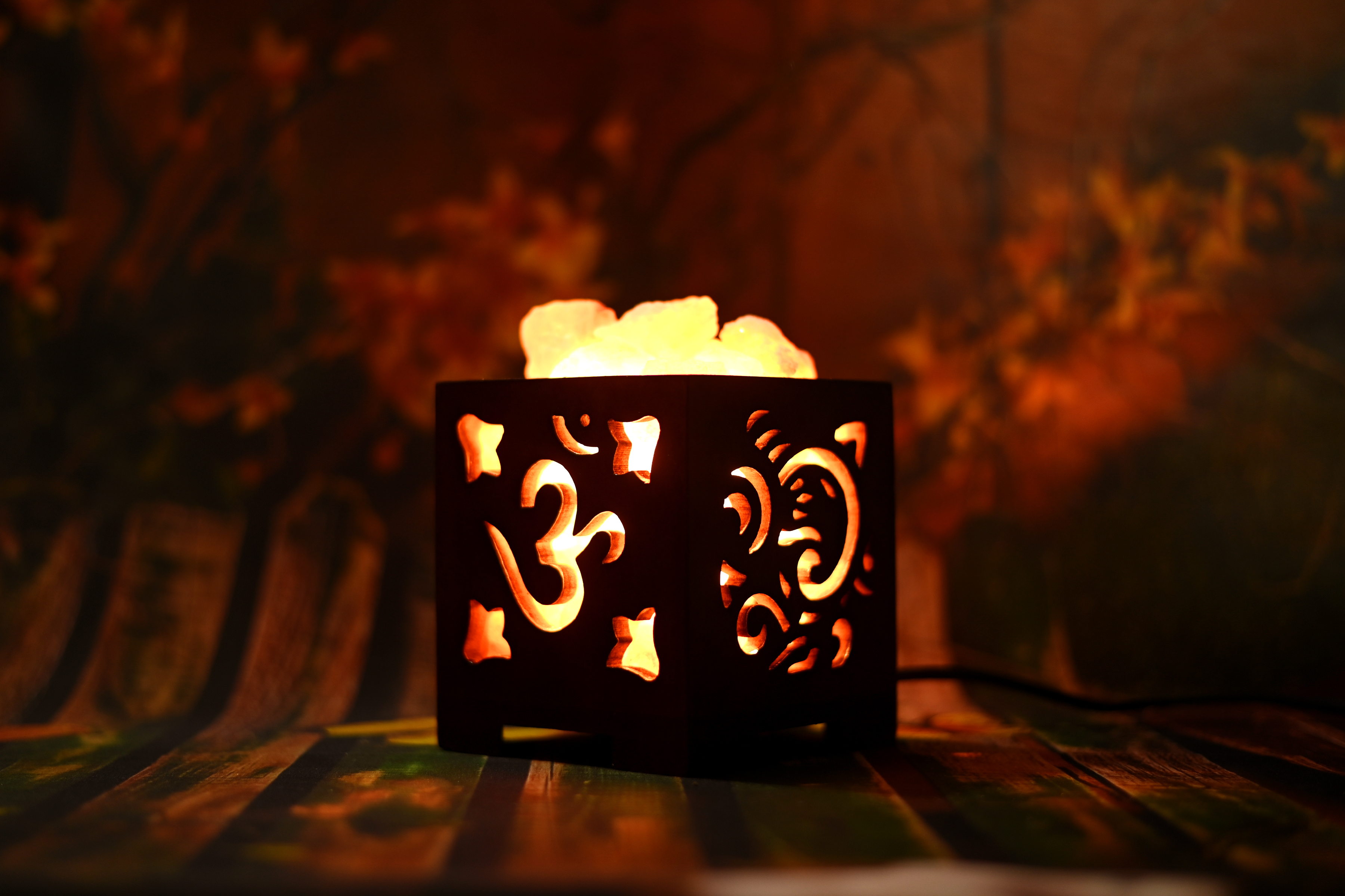 Ganpati Bappa Morya Salt lamp - Small view 2