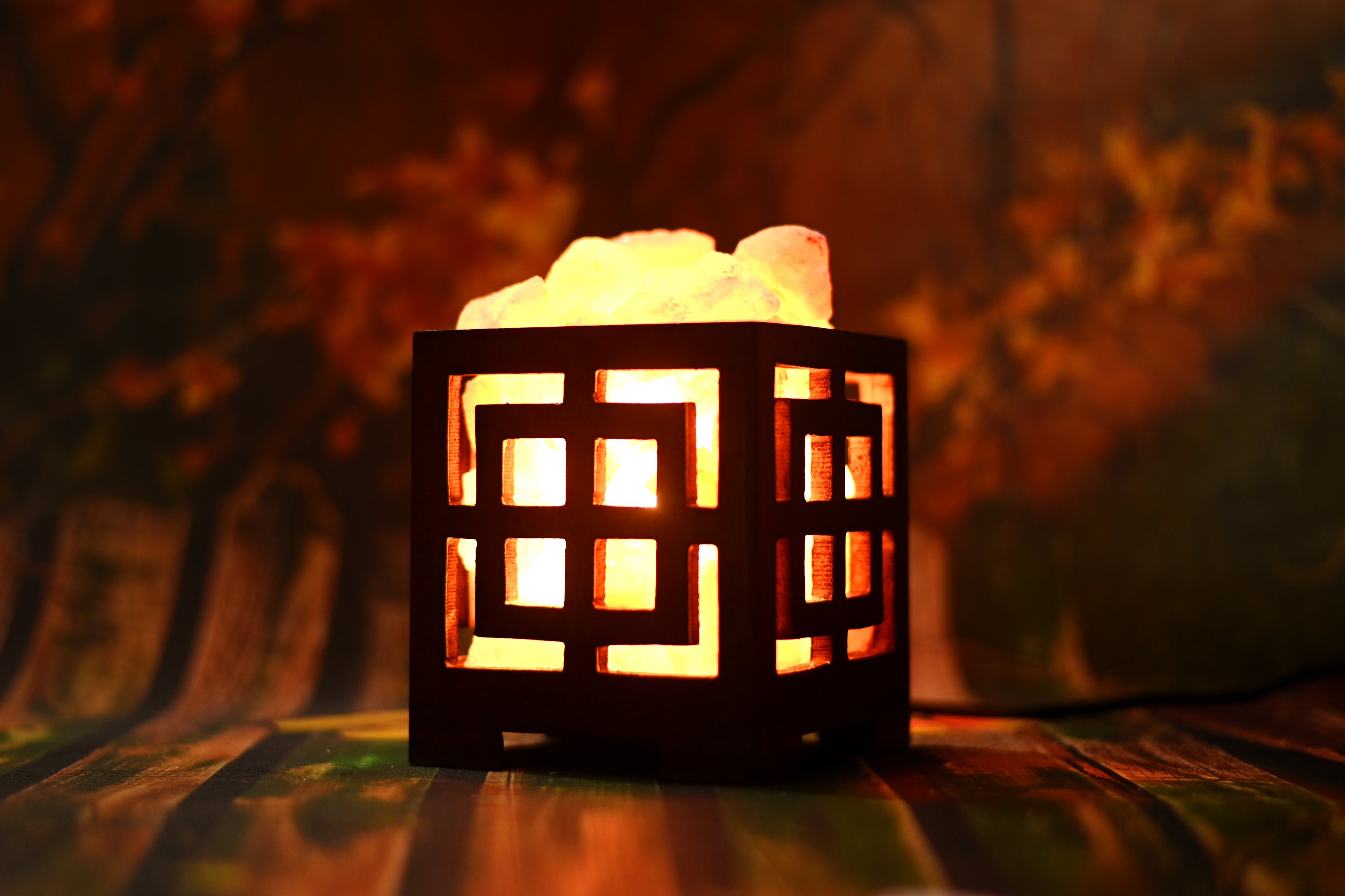 Mystic Cube Salt Lamp- Small view 2