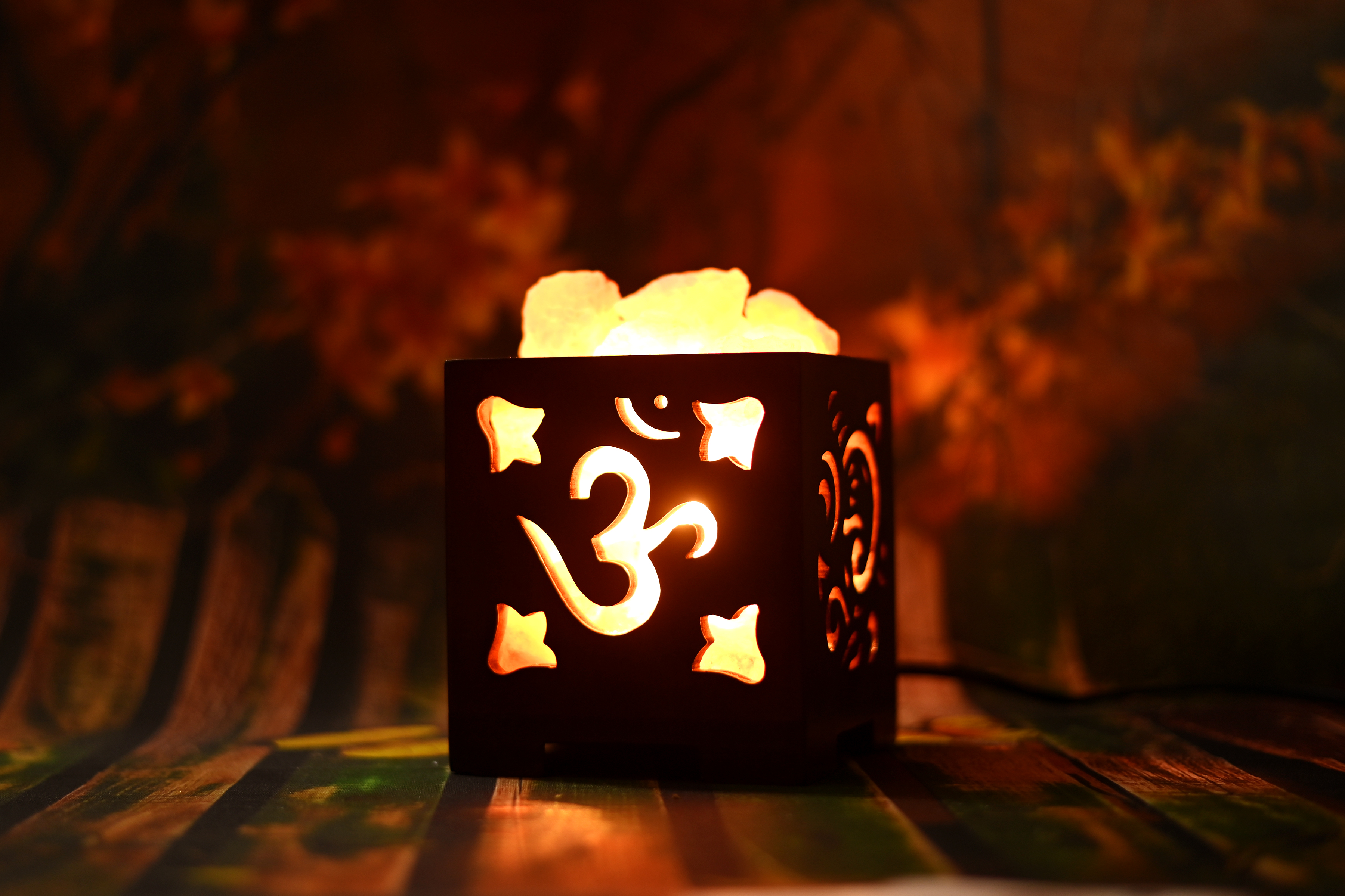 Ganpati Bappa Morya Salt lamp - Small view 3